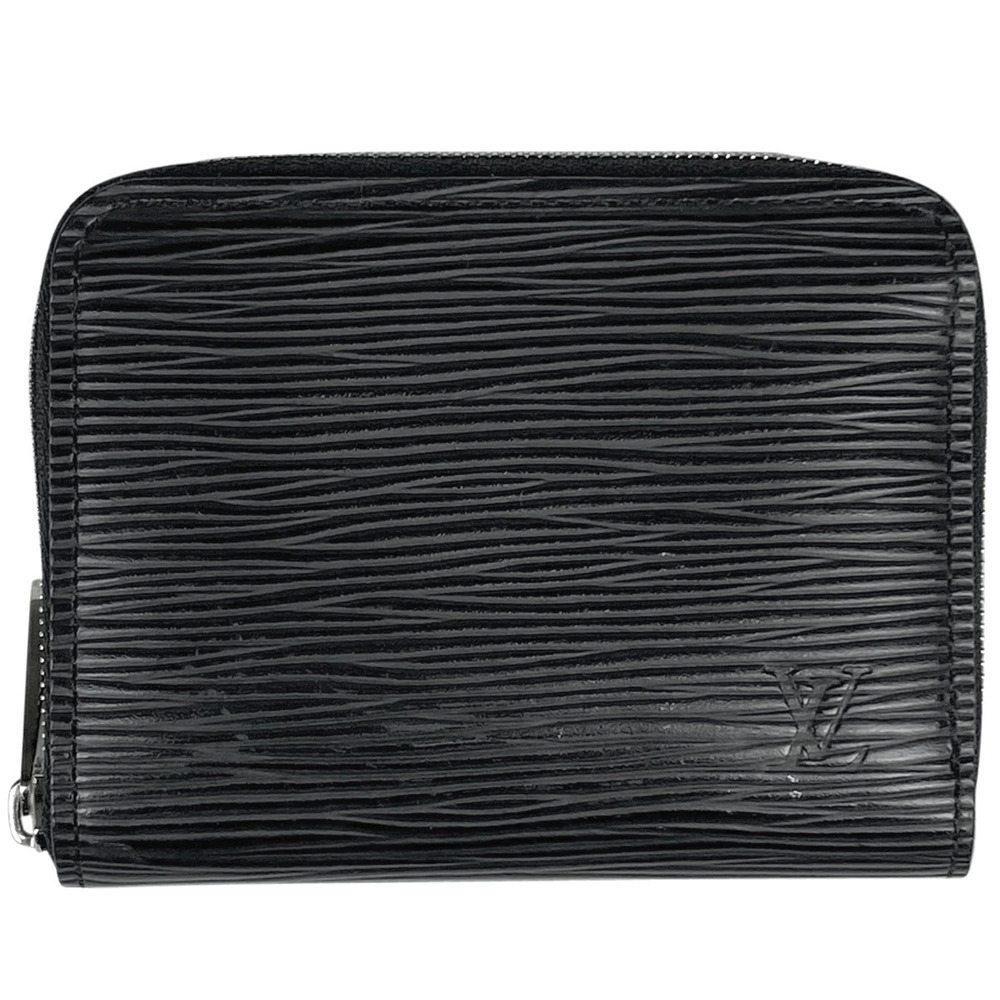Louis Vuitton Zippy Wallet Coin Case Epi Noir Black